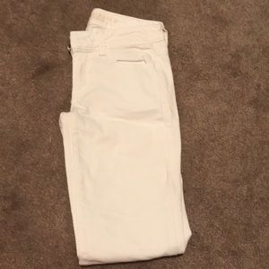 American Eagle white skinny jeans